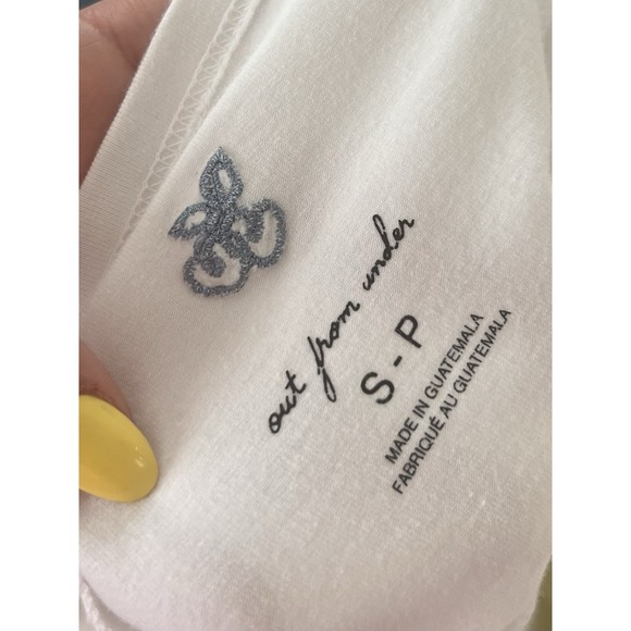 UO Out From Under Athletic Tennis Pickleball Dress Women Small White Green Golf - Picture 3 of 9